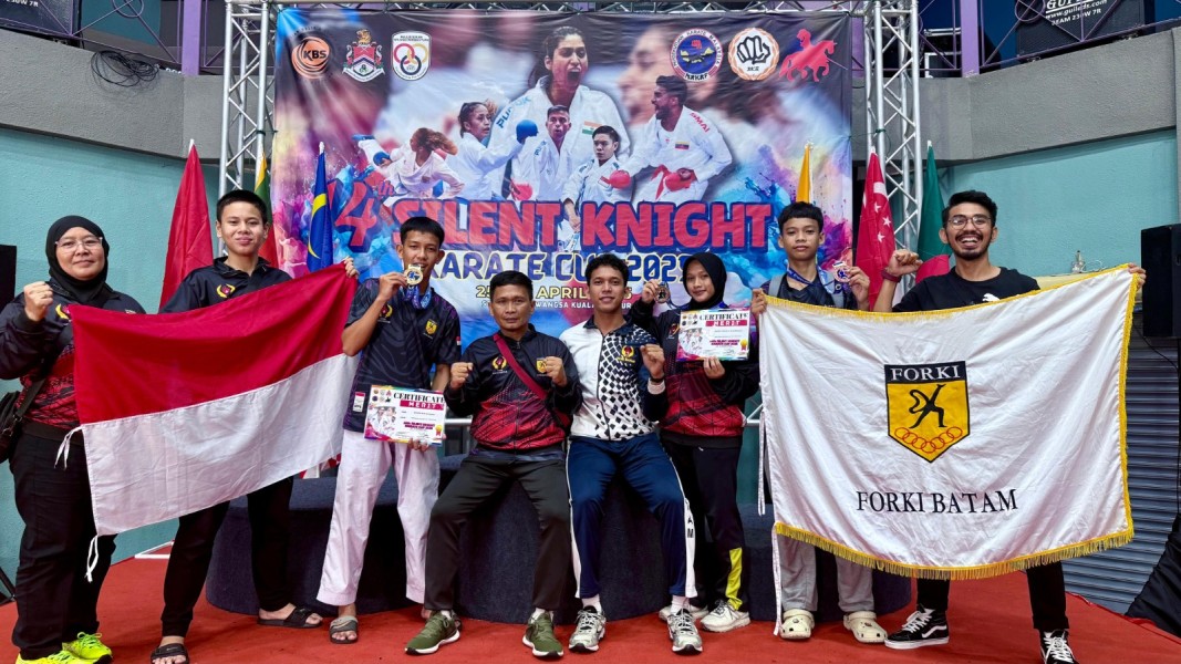 Atlet Forki Batam Raih Dua Emas di Kejuaraan Karate Internasional Silent Knight 2025 di Malaysia