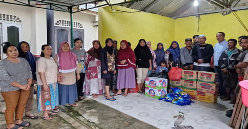 Polresta Tanjungpinang Salurkan Bantuan Bagi Korban Banjir di Kampung Bangun Sari