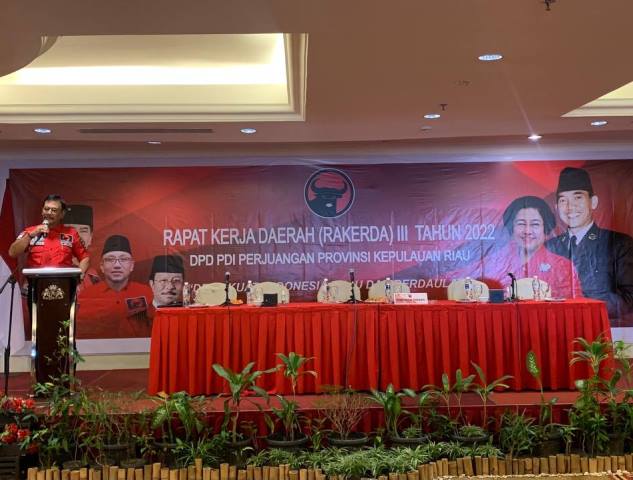 Rakerda PDI Perjuangan Kepri, Soerya Respationo Maju Lagi di Pilgub 2024?