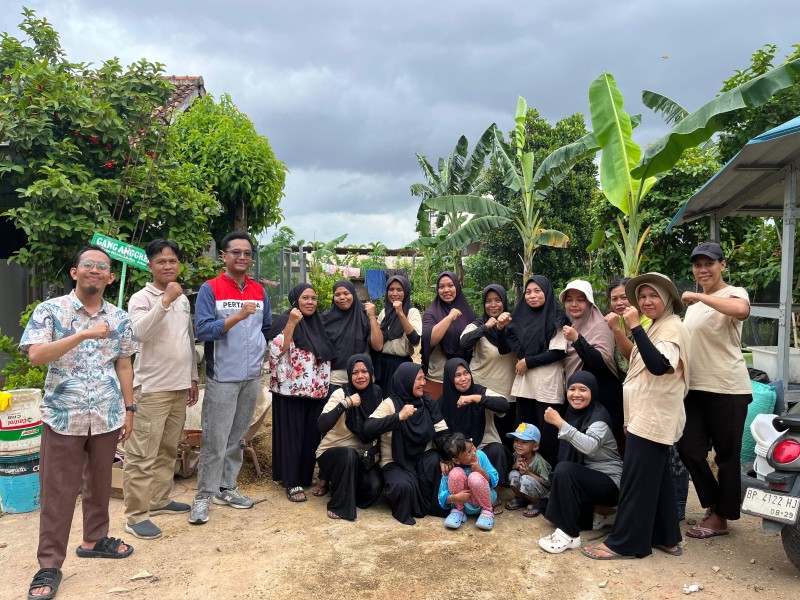Pertamina Patra Niaga AFT  Hang Nadim  dan DKPP Batam Perkuat Ketahanan Pangan Lewat KWT Siji Sembada di Permata Bandara
