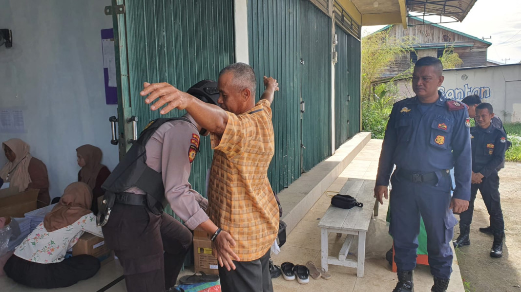 Polres Lingga Jaga Ketat Pelipatan Surat Suara Pemilu 2024