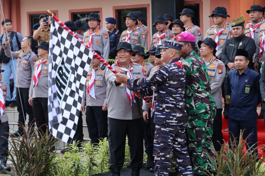 Kobarkan Semangat Nasionalisme, Polda Kepri dan Pemko Batam Gelar Kirab Kebangsaan Jelang HUT RI ke-80