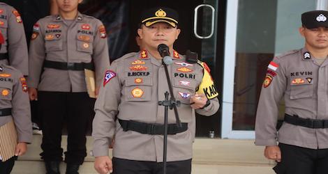 Polres Anambas Dukung Program Ketahanan Pangan Nasional, Manfaatkan Lahan untuk Pertanian