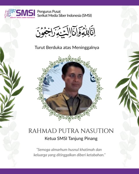 Ketua SMSI Kepri Hadiri Pemakaman Rahmad Putra Nasution, Sosok Jurnalis yang Rendah Hati dan Menginspirasi