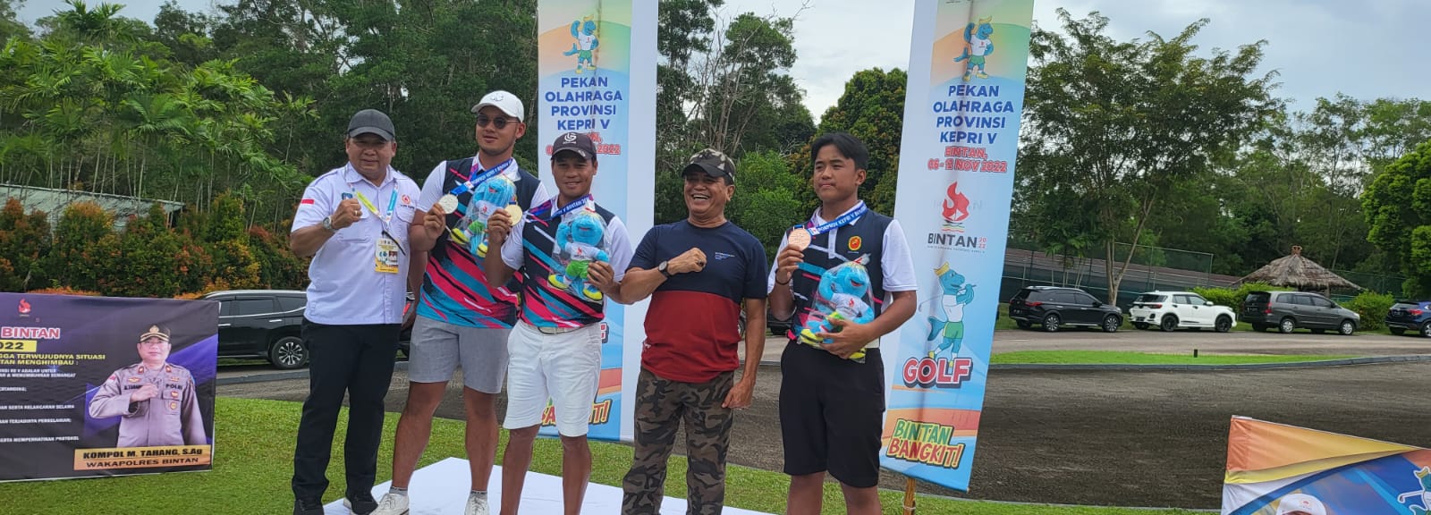 Atlet Golf Batam Sapu Bersih 2 Emas Porprov V Kepri 2022
