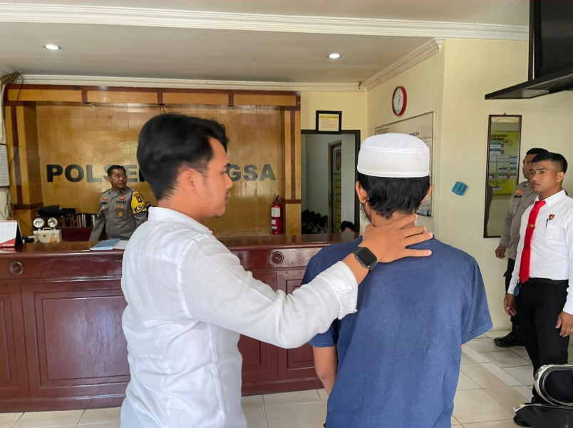 Polsek Nongsa Amankan Pelaku Pencabulan Anak di Bawah Umur