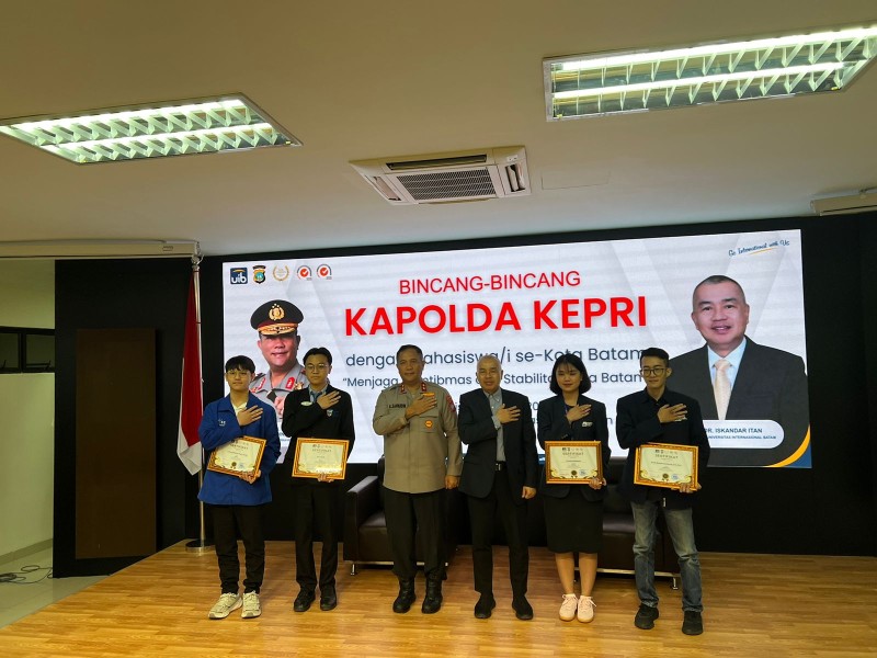 Kapolda Kepri Ajak Mahasiswa Jaga Kamtibmas dan Stabilitas Demi Iklim Investasi yang Kondusif