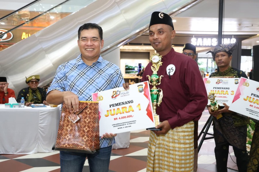 Hari Bhayangkara ke-80, Polda Kepri Angkat Budaya Melayu Lewat Lomba Berbalas Pantun