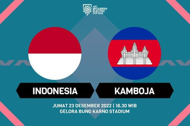 Indonesia vs Kamboja Sore Ini Pukul 16.30 WIB, Berikut Susunan Pemainnya