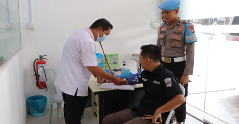 Peringati HUT ke-72 Humas Polri, Polresta Tanjungpinang Gelar Donor Darah
