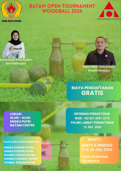 IWbA Batam Gelar Turnamen Woodball Internasional 2024