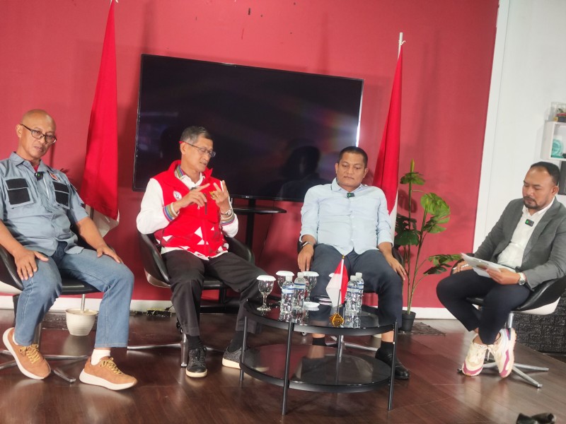 Semarak PORKOT Batam VI 2025, KONI Batam Angkat Dialog Khusus di Batam TV