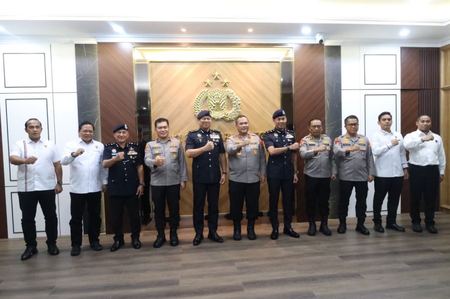 Kapolda Kepri Perkuat Kerja Sama dengan Polis Johor dan MPLO Medan, Fokus Tangani TPPO dan Narkotika