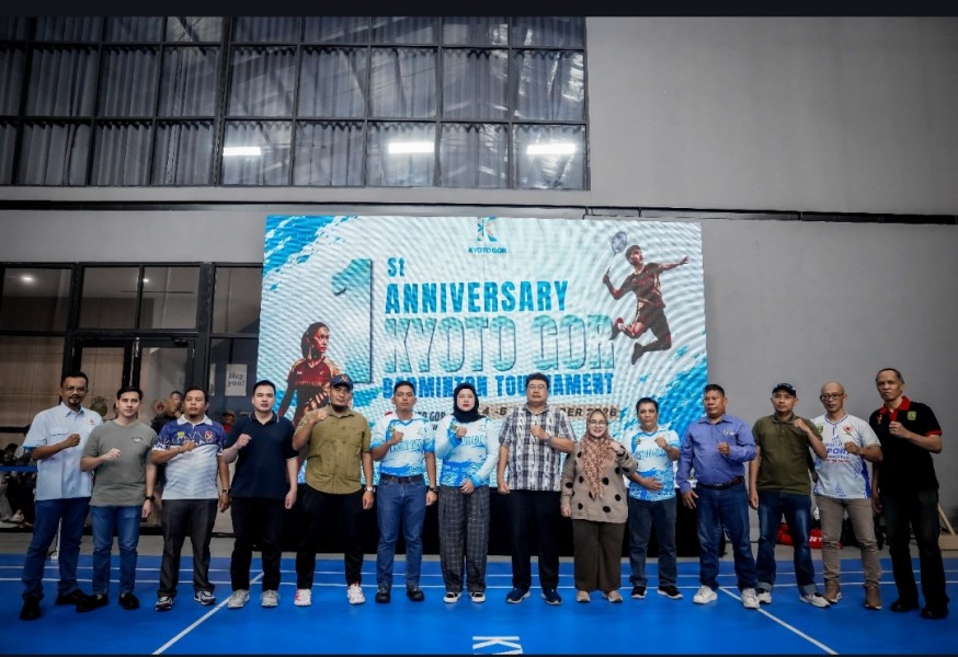 Semarak 1st Anniversary GOR Kyoto Batam, 313 Pebulutangkis Ramaikan Turnamen