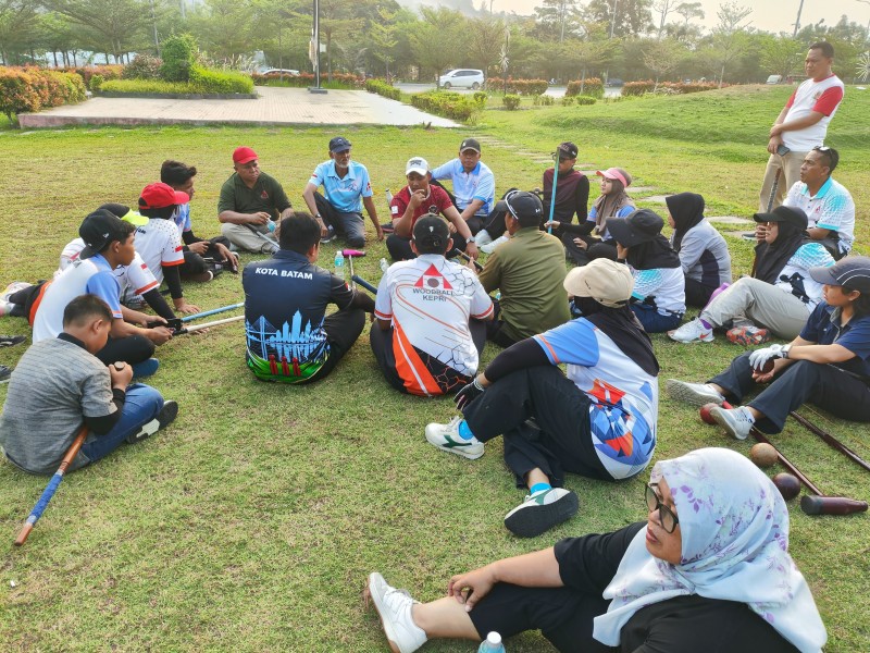 Woodball Batam Perkuat Pembinaan Atlet Lewat Coaching Clinic dan Training Center
