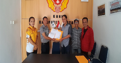 Ambil Formulir Pendaftaran, Harjo Waluyo Mantap Calonkan Diri Jadi Ketua KONI Bintan