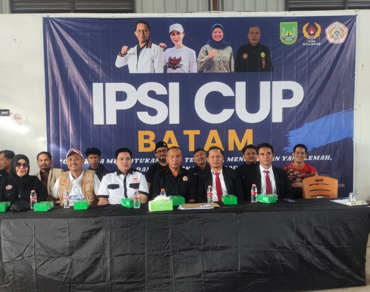 IPSI Cup Batam 2026 Jadi Ajang Pembinaan Atlet, KONI Batam Tekankan Sportivitas