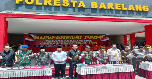 Operasi Pekat Seligi 2023, Polisi Tangkap 42 Orang Pelaku Kejahatan di Batam