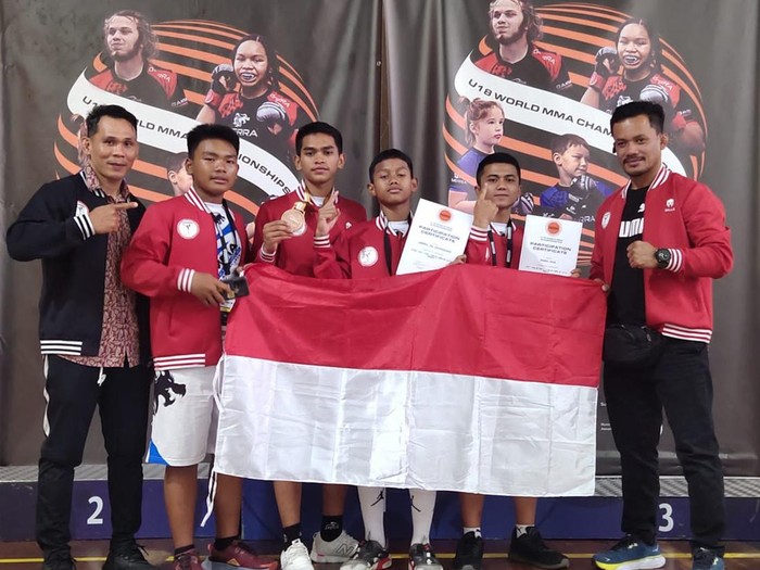 Tim MMA U-18 Indonesia Raih Perunggu di Kejuaraan Dunia
