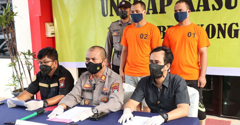 Polsek Bengkong Tangkap Dua Maling Peralatan Tukang di Batam