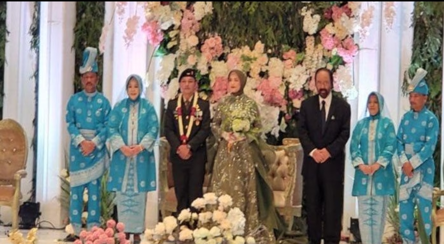 Mulai dari Surya Paloh, KASAD dan Irwasum Polri  Hadiri Resepsi Pernikahan Putri Wako Batam