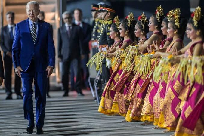 Hadiri KTT G20, Presiden AS Sampai di Bali