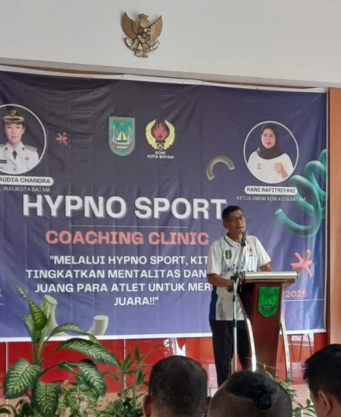 KONI Batam Gelar Hypno Sport Coaching Clinic, Dispora: Mental Atlet Jadi Kunci Prestasi