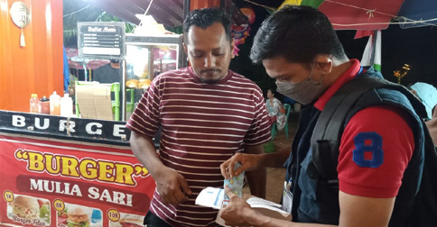Kini, Retribusi Kebersihan PKL Ditarik Juru Pungut DLH Tanjungpinang