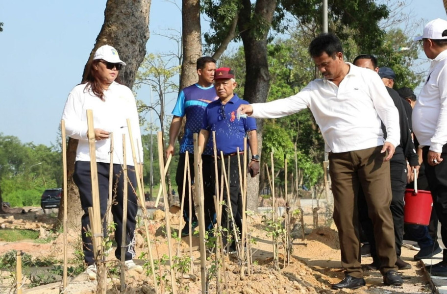 Kepala BP Batam Lakukan Perawatan Jati Emas di Sejumlah Lokasi