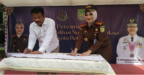 Kajari dan Wali Kota Batam Resmikan Balai Rehabilitasi Napza Adhyaksa di RSUD Embung Fatimah