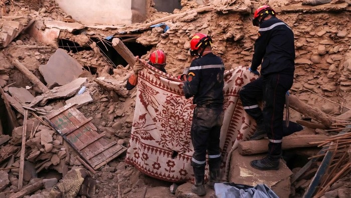 Korban Tewas Gempa Maroko Jadi 2.862 Orang