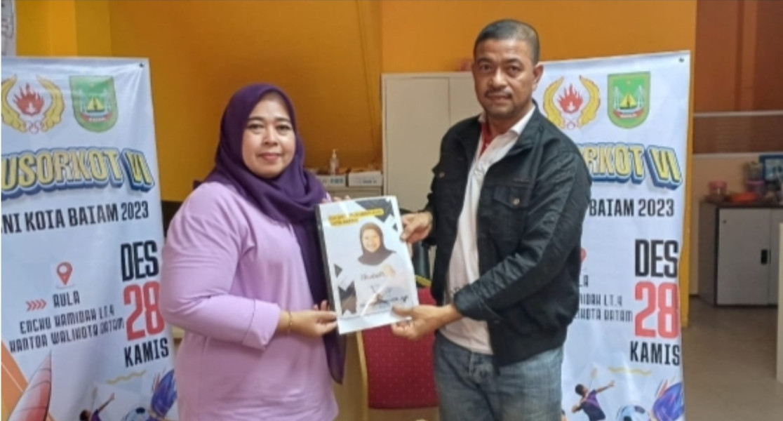 Pertama, Berkas Pencalonan Rani sebagai Ketum KONI Batam Diserahkan ke Tim Penjaringan