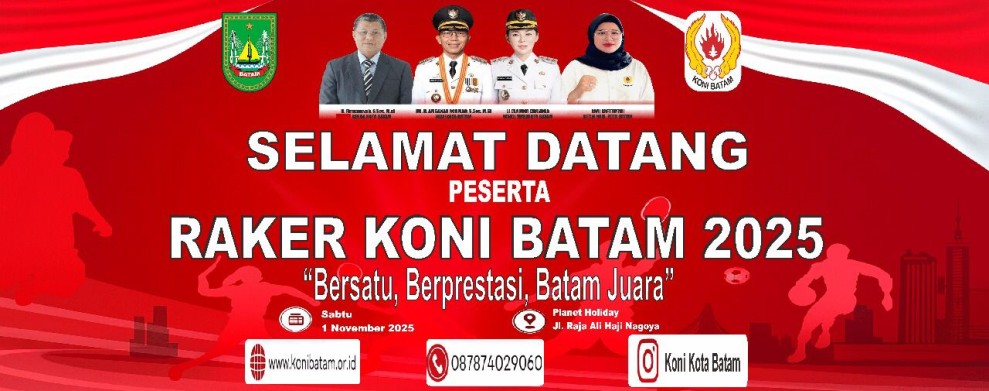 KONI Kota Batam Akan Menggelar Raker 2025, Siapkan Strategi dan Program Kerja untuk 2026