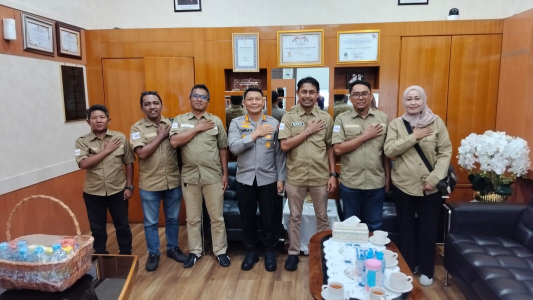 Perkuat Sinergi Tangkal Hoaks, SMSI Tanjungpinang Silaturahmi dengan Kapolresta
