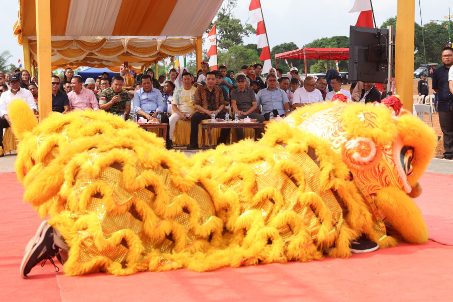Jalan Menuju Kelenteng Sun Te Kong di Senggarang Diresmikan