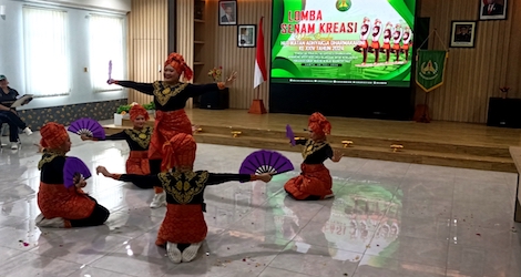 Semarak HBA ke-64 dan HUT IAD XXIV, Kejari Batam Gelar Lomba Senam Kreasi