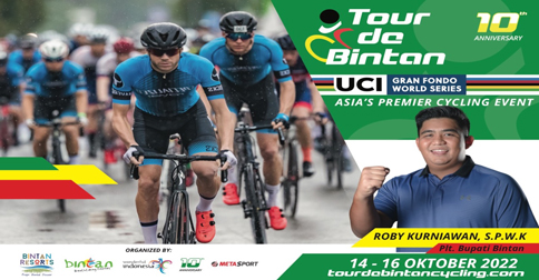 Dua Tahun Absen, Tour de Bintan 2022 Kembali Digelar pada 14-16 Oktober Mendatang