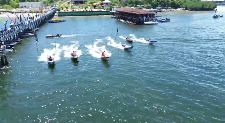 Open Race Speed Boat Alqiano & Amar Brother Meriahkan Silaturahmi Antar Pulau