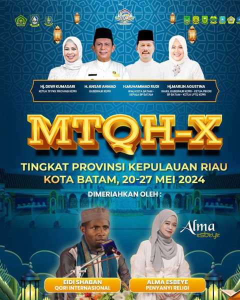 Berlangsung 20-27 Mei, Batam Siap Selenggarakan MTQH X Kepri
