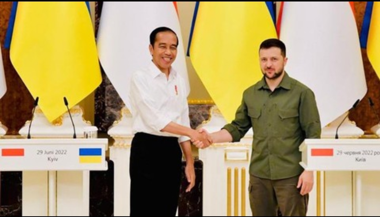 Zelensky Apresiasi dan Senang Jokowi Kunjungi Ukraina