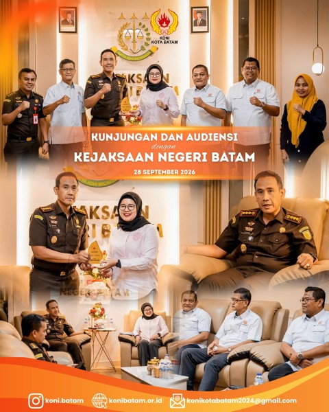 KONI Batam Perkuat Sinergi dengan Kejari, Matangkan Persiapan Porprov Kepri VI 2026