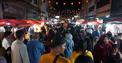 Bazar Imlek Kota Lama Tanjungpinang Jadi Pilihan Masyarakat Mengisi Liburan Akhir Pekan