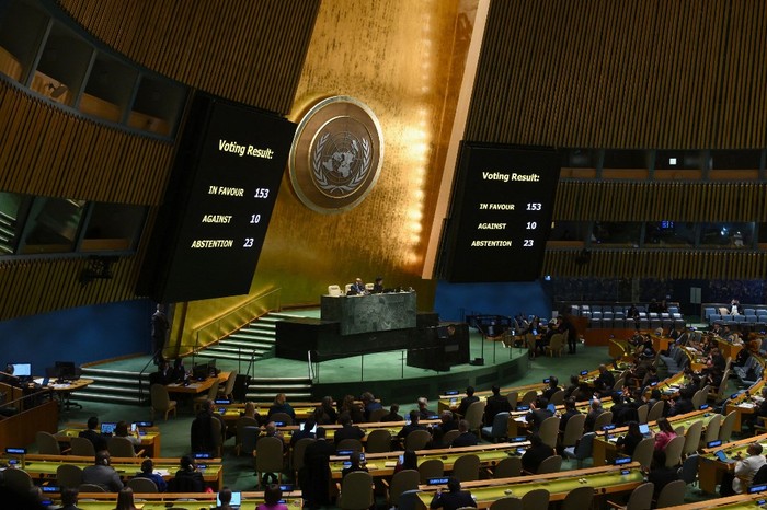 Resolusi Gencatan Senjata di Gaza dari Majelis Umum PBB