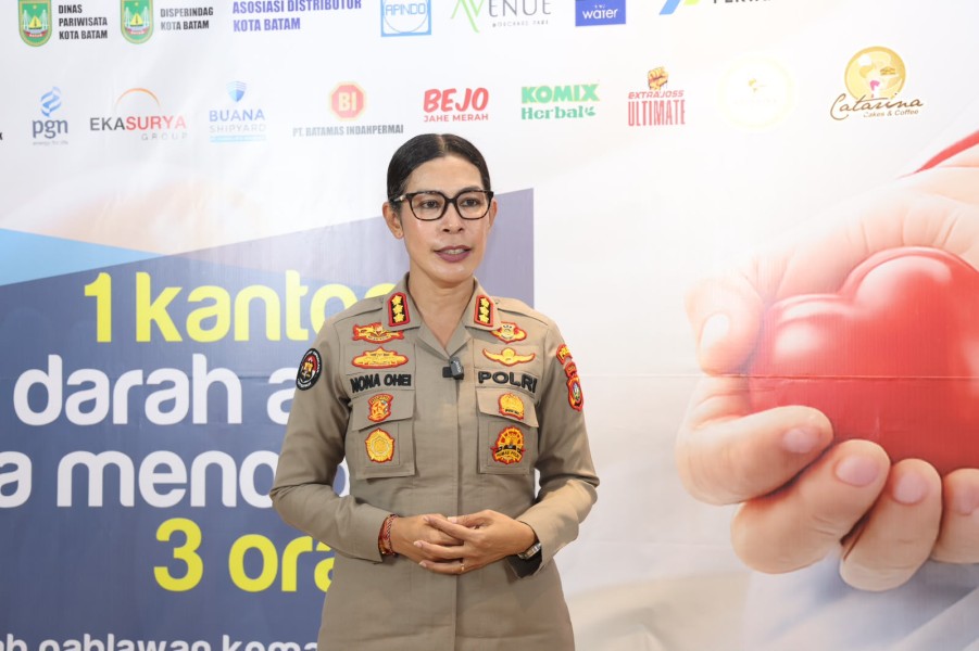 Polda Kepri Dukung Donor Darah HUT Ke-28 Batam Pos, Perkuat Sinergi Lewat Aksi Kemanusiaan