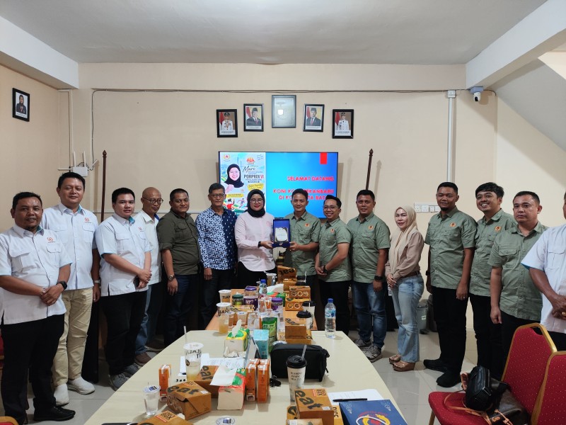 KONI Batam dan KONI Pekanbaru Bertukar Pengalaman, Bahas Strategi Pembinaan Atlet dan Dana Stimulan