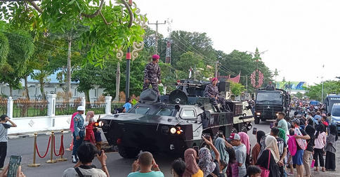 Peringati Hari Armada, Koarmada I Gelar Kirab Kota di Tanjungpinang