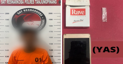 Satresnarkoba Polresta Tanjungpinang Tangkap 3 Orang Pengedar Sabu