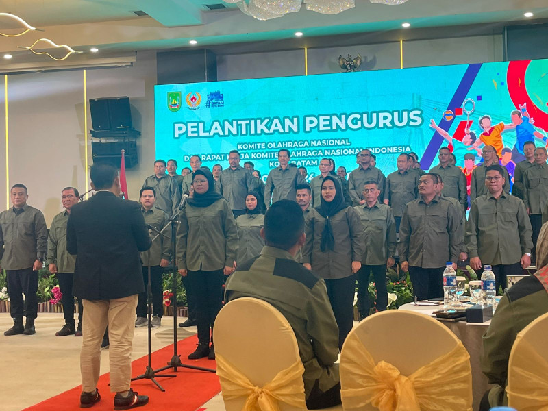Rani Rafitriyani Resmi Dilantik, Ini Komposisi Lengkap Pengurus KONI Batam Periode 2024-2028