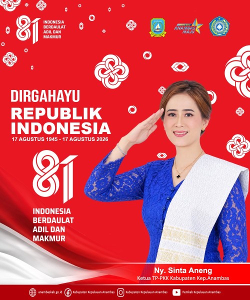 HUT ke-81 RI, Ketua TP-PKK Anambas Ajak Warga Jadikan Kemerdekaan sebagai Gerakan Bersama