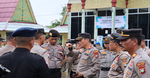 Polres Bintan Terjunkan Ratusan Personel Amankan Peringatan Hari BUMDes 2023